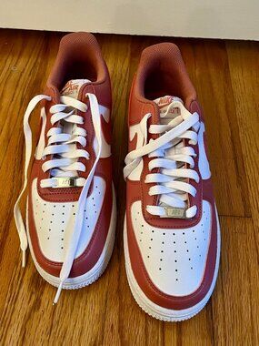 Size 9 - Nike Air Force 1 '07 Next Nature Canyon Pink / white NWT